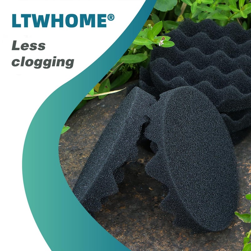 LTWHOME Bio-Foam Filter Pads Fit for Fluval FX5 / FX6 Filters (Pack of 6) - Image 4